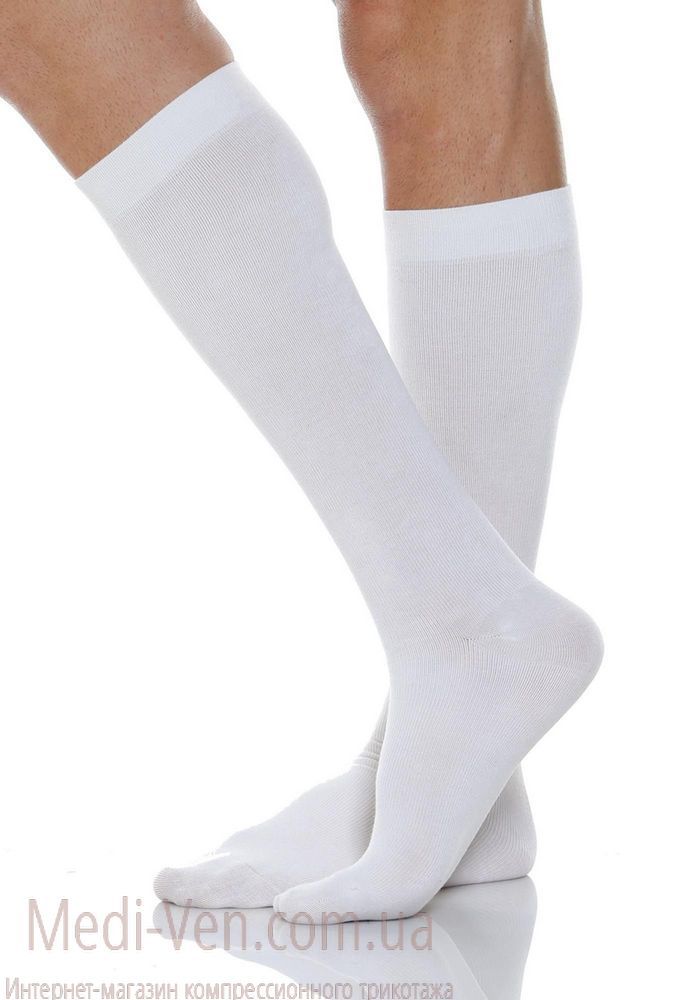 Unisex 53% ХЛОПОК компрессионные гольфы Relaxsan Cotton Socks 2 класс компрессии ЗАКРЫТЫЙ НОСОК для женщин и мужчин черные, белые, синие - Италия